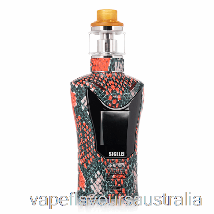 Vape Nicotine Australia Sigelei Sobra 198W TC Starter Kit Serpentine Red
